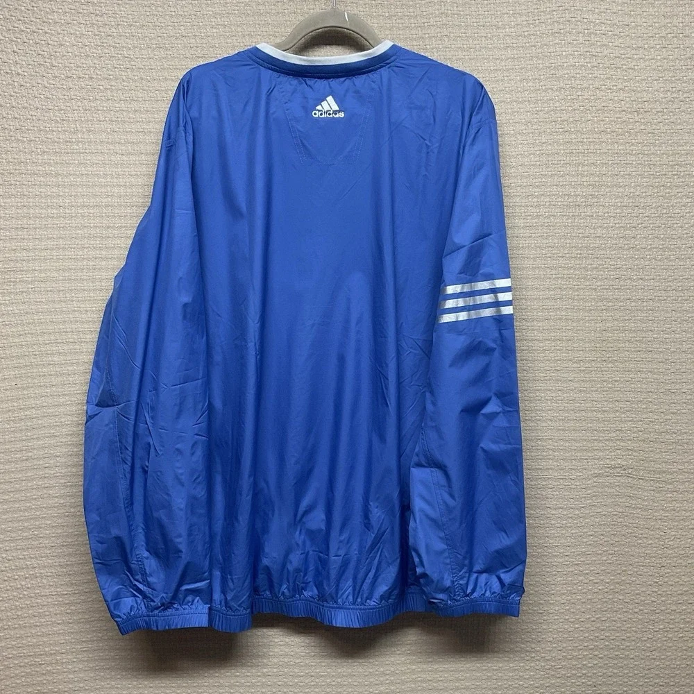 NWT  ADIDAS GOLF ClimaProof Jacket Mens XL ‎ Blue  Lined 3-Stripes Lightweight